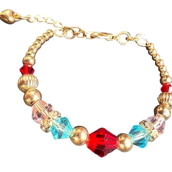 Baby bracelet/with extension to hold Rainbow Colors New🌈 - Picture 10 of 12